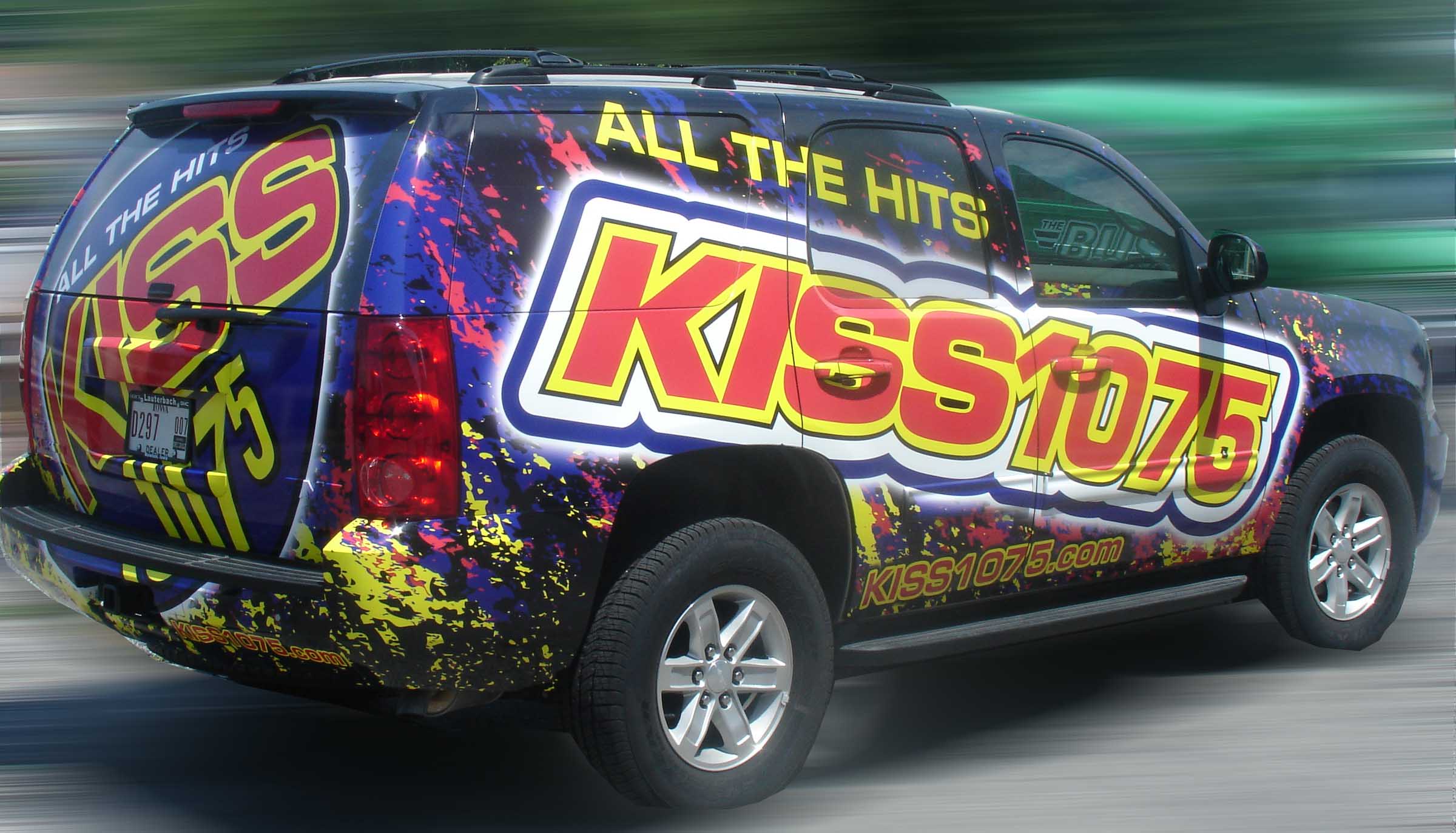 Kiss FM Vehicle Graphic