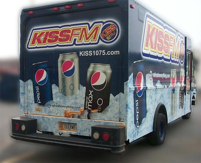 Fleet Graphics KISS FM Pepsi