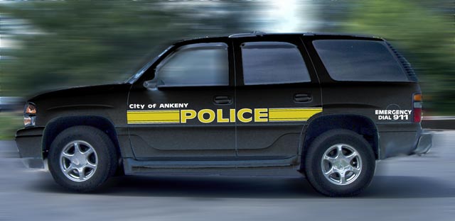 Vehicle Graphics Ankeny Police Department
