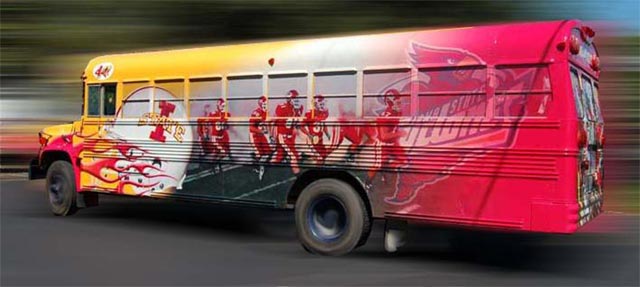 Vehicle Graphics ISU Bus