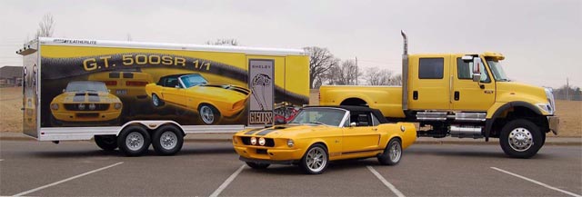 Vehicle Graphics Shelby Mustang Car Trailer Hauler